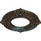 Ekena Millwork Benson Ceiling Medallion (Fits Canopies up to 4 1/8"), 9"OD x 4 1/8"ID x 5/8"P, Bronze Blue Patina CM09BNBBS - alternate 5